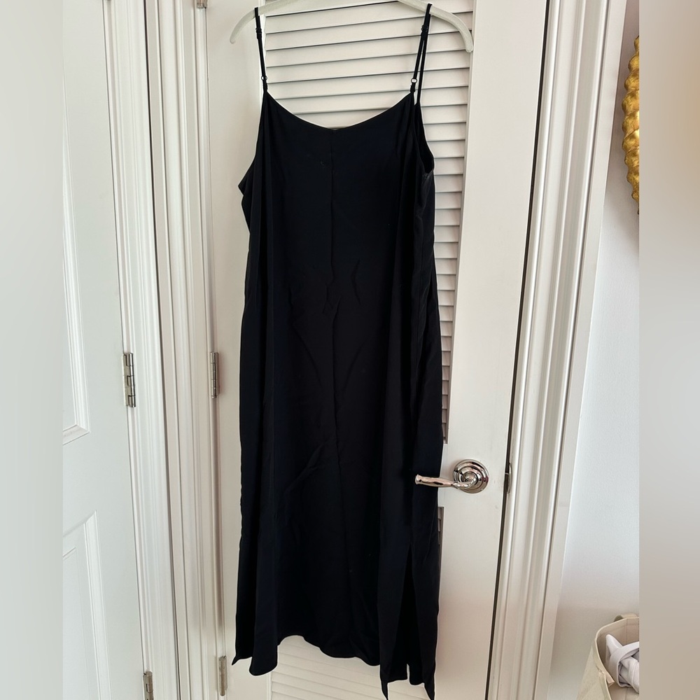 Eileen Fisher Black Slip Dress